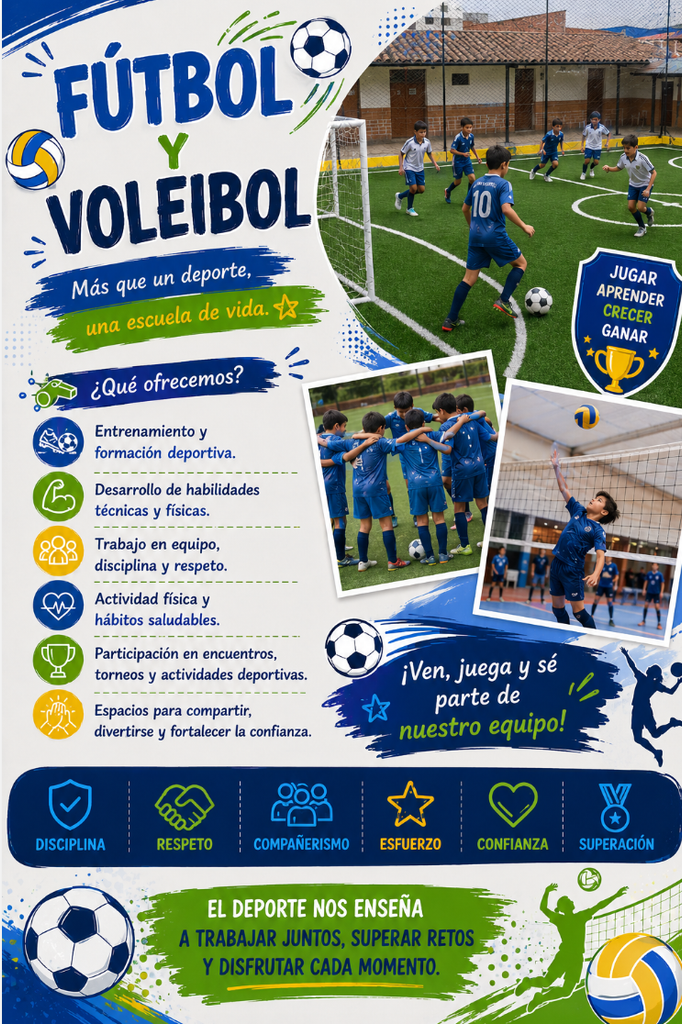 Fútbol y Voleibol